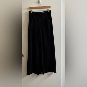HALARA Wide Leg Black Pull-On Pants
